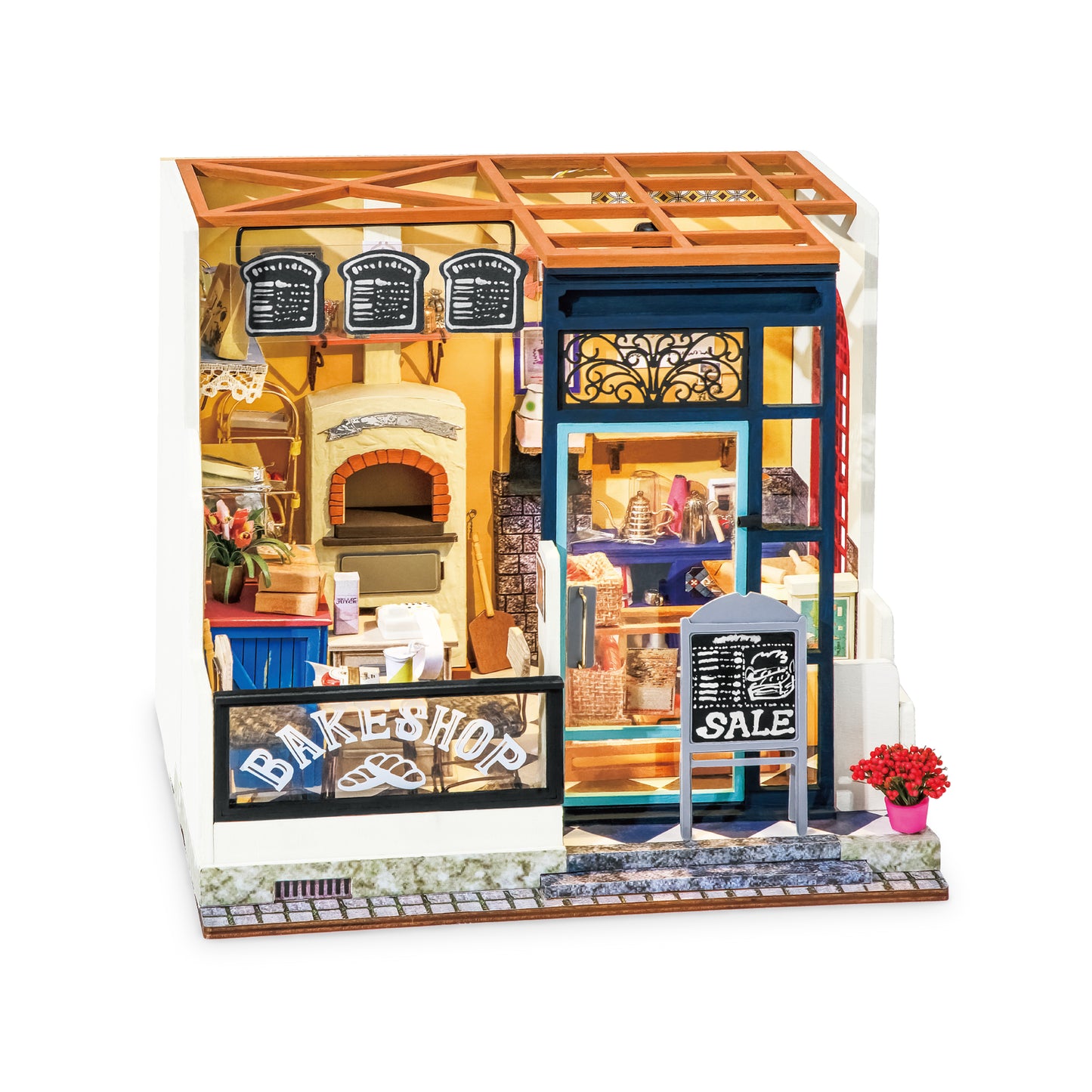 DIY Miniature House Kit: Bake Shop