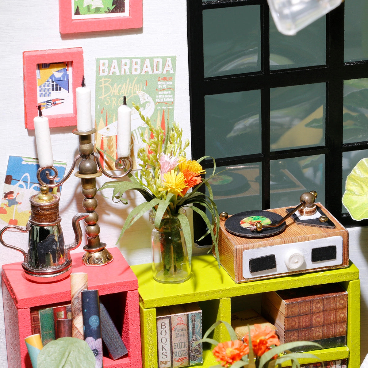 DIY Miniature House Kit: Locus' Sitting Room