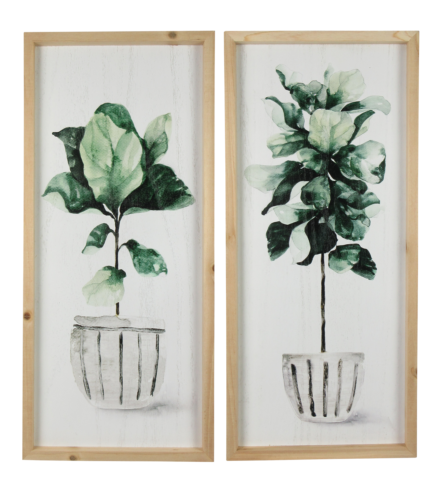 Wood Framed Botanical Wall Art