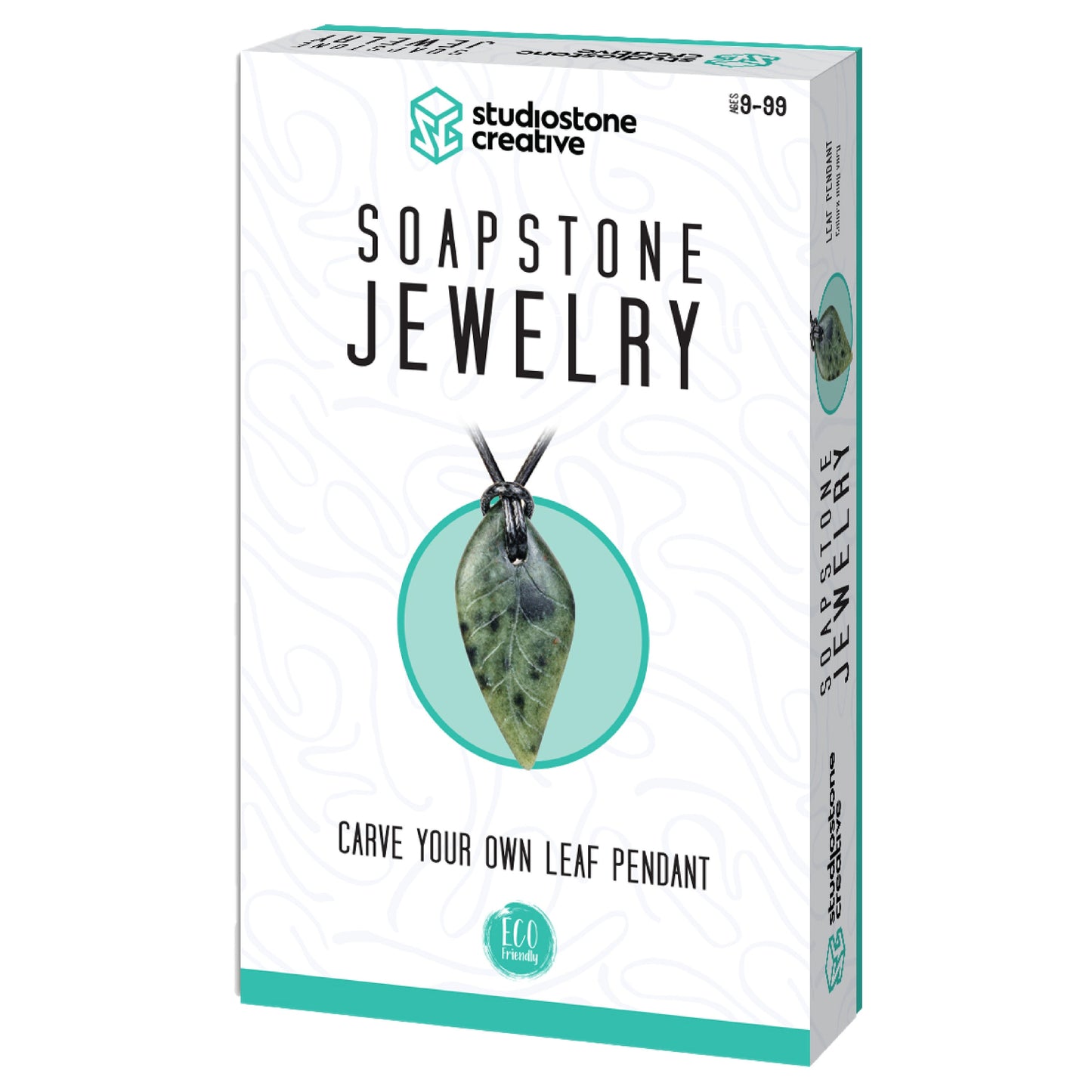 Leaf Soapstone Pendant Jewelry Kit Carving and Whittling