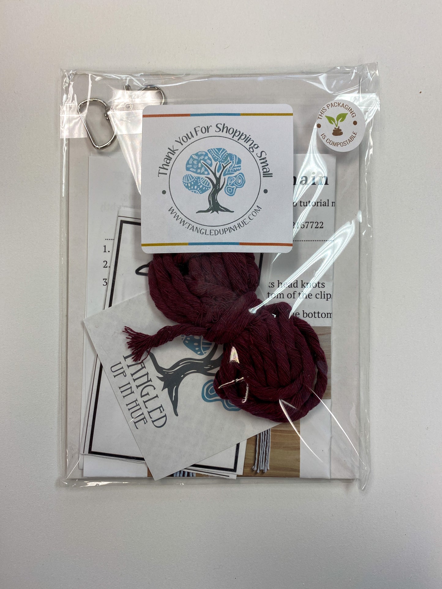 DIY Macrame Keychain Craft Kit